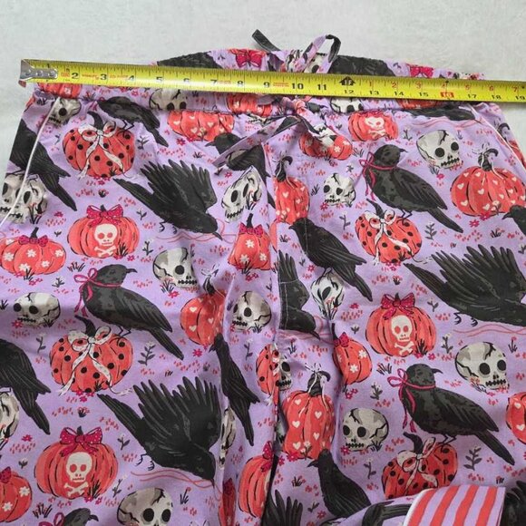 New L Printfresh x Anthropologie Sleepy Hollow long-sleeve Halloween pajama set - Picture 10 of 11